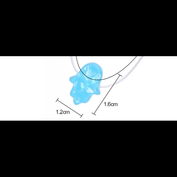 HAMSA Hand Transparent  Choker - Picture 3 of 3